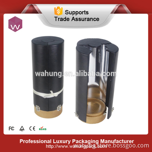 Fahion single round wine gift box for wine glasses